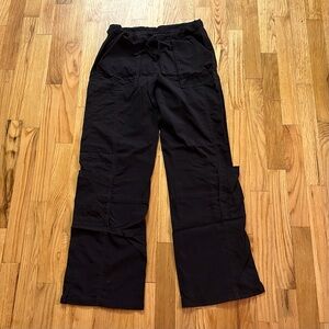 EUC Lucy drawstring cargo pants XS inseams 29” black